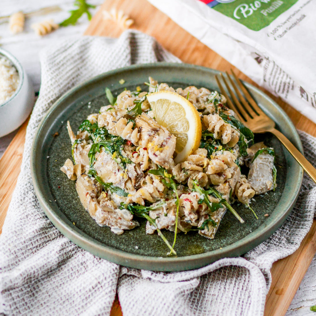 Lemon Ricotta Fusilli