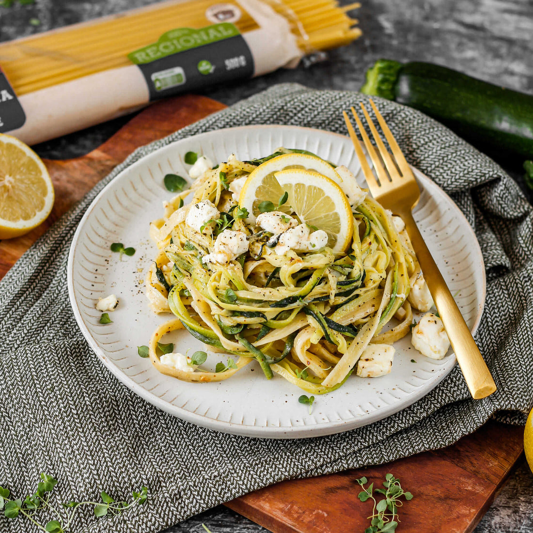 Zucchini Fettuccini